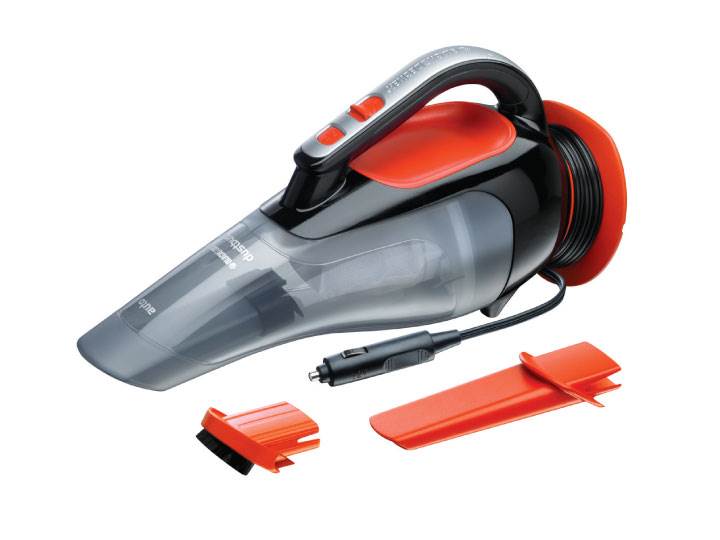 Black m10g Decker ADV1210 Dustbuster Automatic Car Vacuum Cleaner