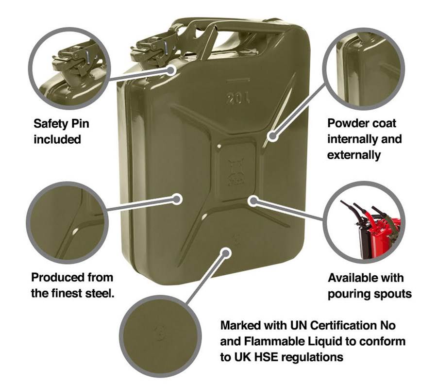 JERRY CAN 20 LTR HEAVY DUTY