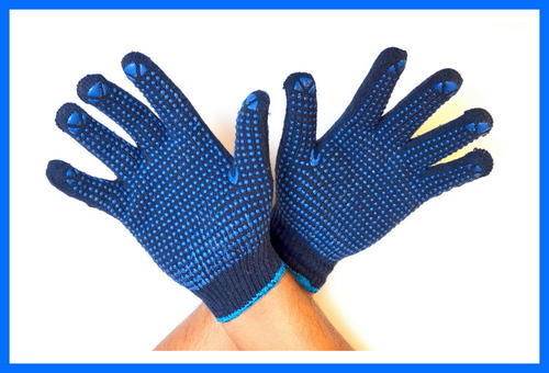 Midas Safety DOTTED HAND GLOVES BLUE 600 gm