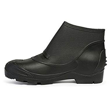 Hillson No Risk Black Ankle High Steel Toe Gumboot Size 6