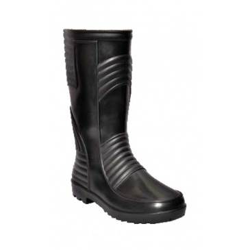 Hillson Welsafe Black Plain Toe Gumboot Size 9