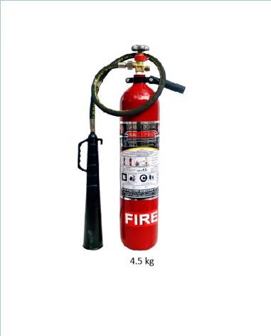 Safepro 4.5KG CO2 TYPE FIRE EXTINGUSHER