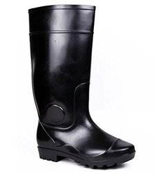 Hillson Black Plain 15m1g Toe Gumboot Century 201 Size 8