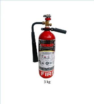 Safepro 3 KG CO2 TYPE FIRE EXTINGUSHER