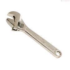 Eastman 10m2g250 Adjustable Wrenches BLACK NICKLE CHROME PLATED