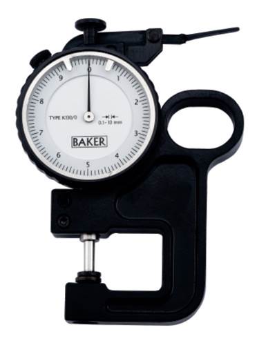 BAKER 10 MM K130m2g3 Dial Thickness Gauge 130 Series Throat 30 MM Depth