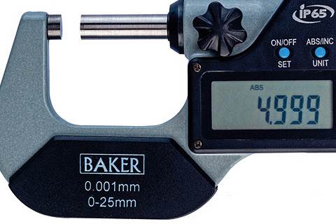 BAKER 75 - 100 MM Digital External Micrometer DMM100
