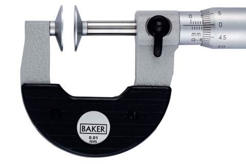 BAKER 25 - 50 MM Disc Micrometer Rotating MMA50-D
