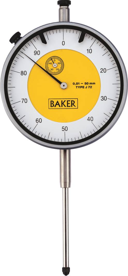 BAKER 50 MM J72 Plunger type Dial Gauge Model 88