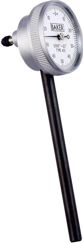 BAKER 0m6g1 m1g F51 Back Plunger Dial Gauge Model 38