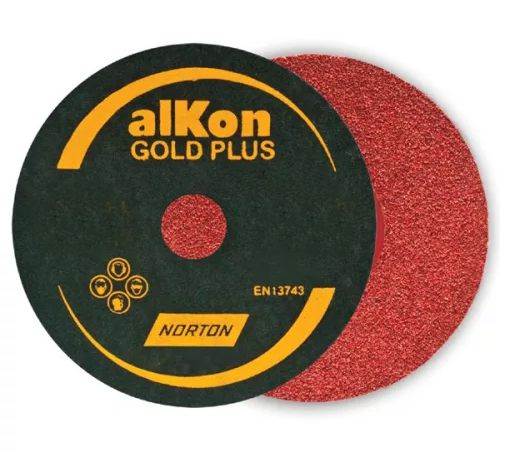 NORTON Alkon 5 Inch Gold Coated Discs 127 x 22m6g23 MMm4gPack of 100m5g