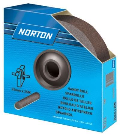 NORTON Emery Cloth Rolls 25MM (1 Inch)