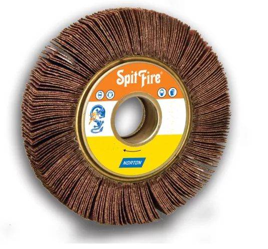 NORTON Spitfire Flap Wheels And Mops Wheels 100 x 25 x 31m6g75 MM m4g60,80,220,320m5g Grit