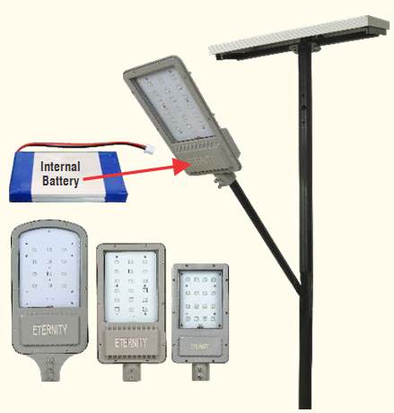 Intergrated 12 watt Solar LED Street Light 40 wp, 1800 Lumen