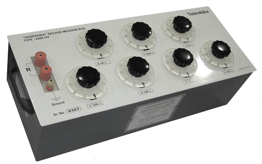Decade Megohm Box